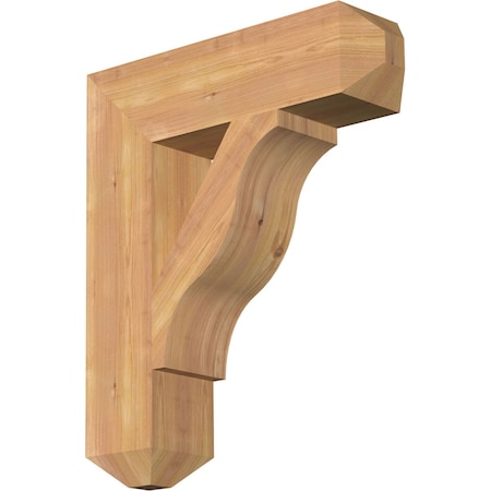 Ekena Millwork Funston Craftsman Smooth Bracket, Western Red Cedar, 5 1/2"W x 22"D x 26"H BKT06X22X26FST04SWR